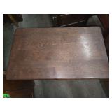Antique sewing machine table