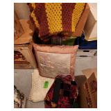 Pillow, blanket, no slip grip, table runners