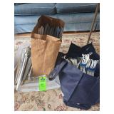 Assorted hangers, over door hangers