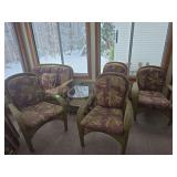 6 piece wicker patio set