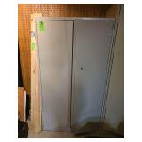 Metal cabinet and contents