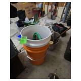 Buckets hose and tools