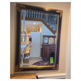 Large wall mirror