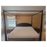King size bed with under drawer storage, and Tempur-pedic mattress