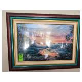 Framed Hawaiian Art work