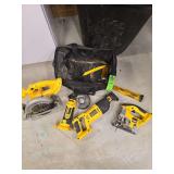 Dewalt assorted tools with bag