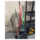 Brooms and dust pans