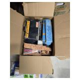 Box of sanders and carvers with bits