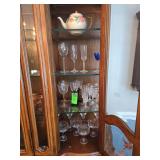 Miscellaneous glass drinkware and teapot