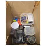 Zip ties spray paint and other miscellaneous tools