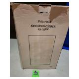 Poly resin Singing Choir