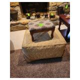 Ottoman and a stool