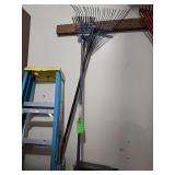 Yard rakes metal one small