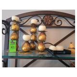 Pear shaped candle holders