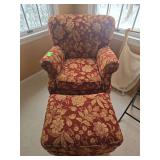 Mayo arm chair with ottoman