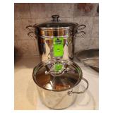 Stainless steel pots