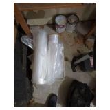 Plastic sheeting random sizes