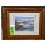 James Peter Cost "200 years at Pebble" framed art work #52 of 475