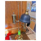 Vintage heavy duty brass lamp