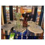 Vases and glassware