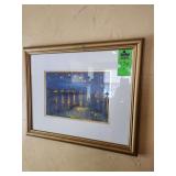 Starry Night Over the Rhône by the Dutch artist Vincent van Gogh