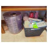 Disposable dishes cups forks knifes and spoons