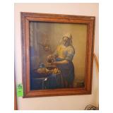 Framed picture about 26 in x 24 in