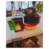 Lamp and decorative boxes