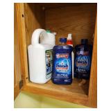 Laundry, cleaning supplies and Light bulbs