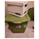 Christmas decor tote with surprise box