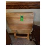 Folding dinner table