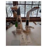 To modern lamps one with a fan