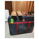 Large luggage bag with men