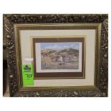 James Peter Cost "Barnes Aplenty" framed art work. #126 of 475
