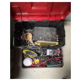 Tool box with miscellaneous wire and meter tools