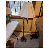 Metal floor lamp