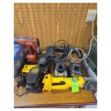 Dewalt chargers drill and cut off tool