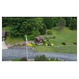 Overhead aerial of large country estate on 32± acr