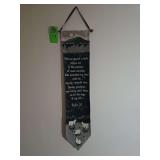 Scripture wall hanging
