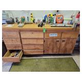 Tools miscellaneous items, vice, and everything on and in workbench drawers  (Workbench is NOT INCLUDED)