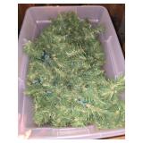 3 large boxes of christmas garland