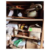 Vintage toys, shop vac, landscape lighting