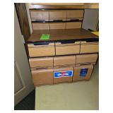 Set of 8 stackable cassette and CD holders