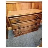 oak 3-drawer bachelor