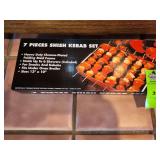 Seven piece shish kabob set brand new in box