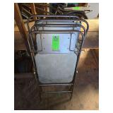 4 Samsonite metal folding chairs