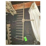 primitive farmhouse hay rake