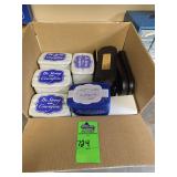 Ceramic boxes and multiple pens in cases