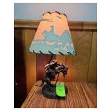 western-style table lamp