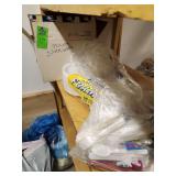 Plastic utensils and Styrofoam plates